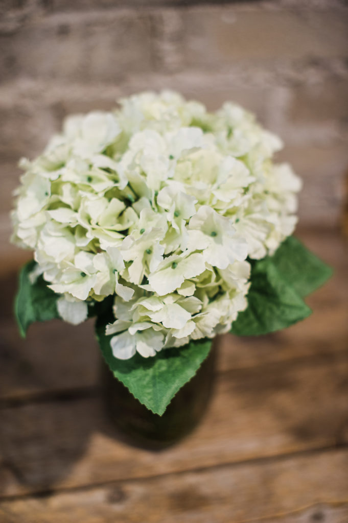 faux hydrangea